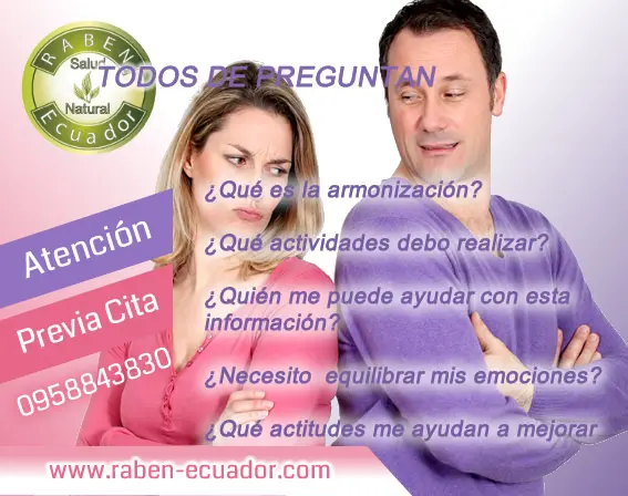 Raben Ecuador Medicina Natural y Alternativa armonización y equilibrio emocional en Quito