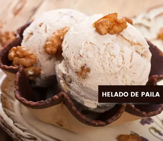 helado de paila postre tipico ecuatoriano