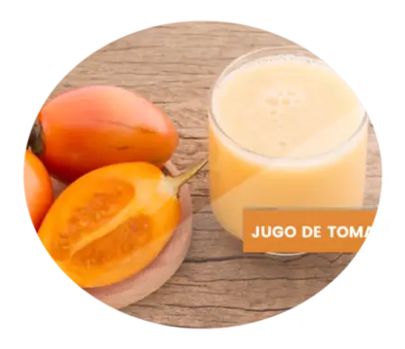 Jugo de tomate de árbol tipico ecuatoriano