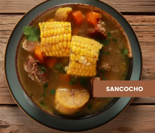 Sancocho plato tipico ecuatoriano